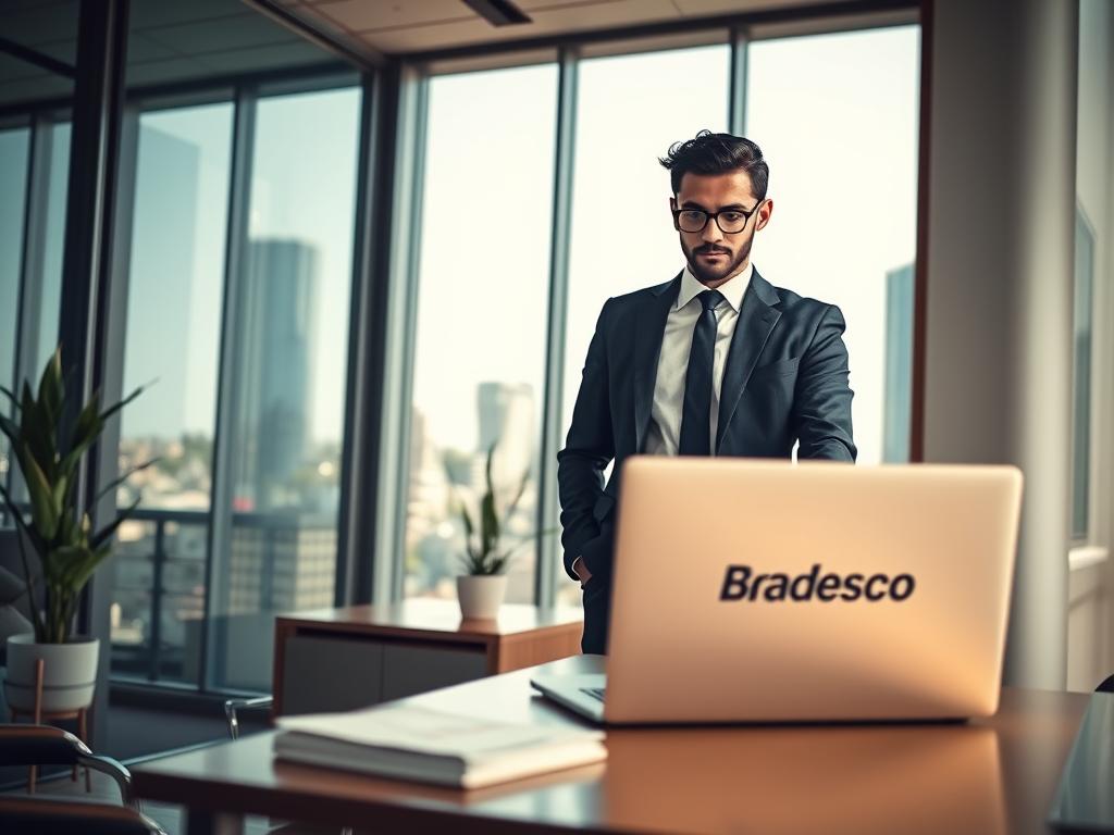 Candidato buscando emprego Bradesco e novas oportunidades profissionais