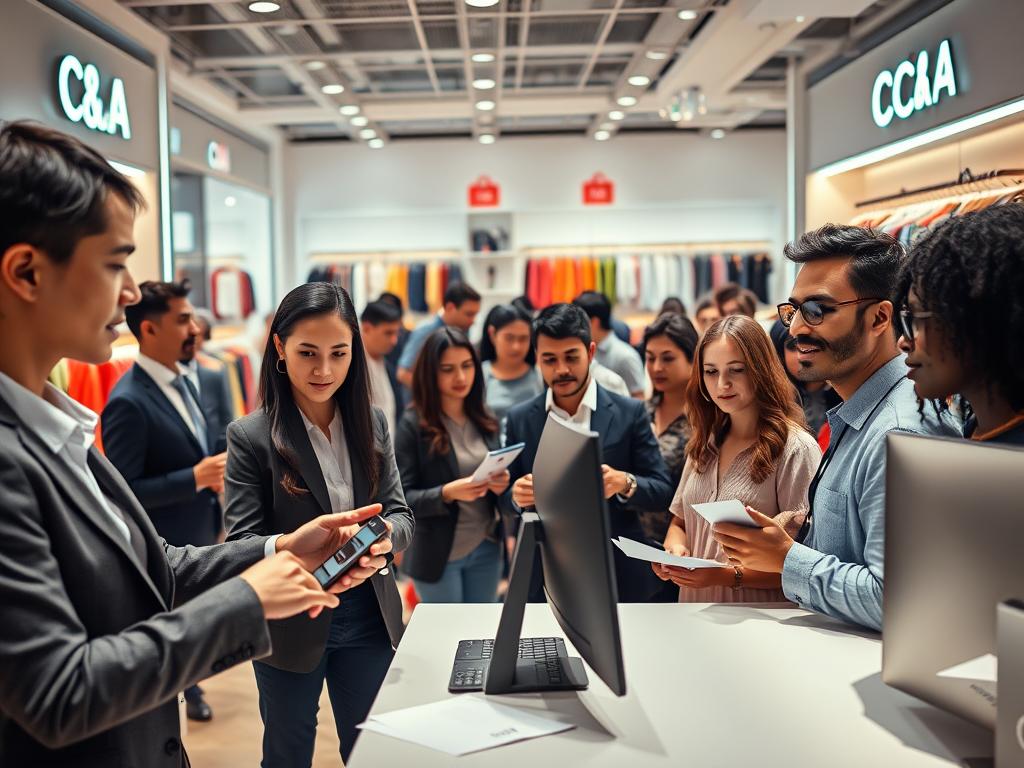 Candidatos buscando informações sobre vagas-cea na C&A Brasil