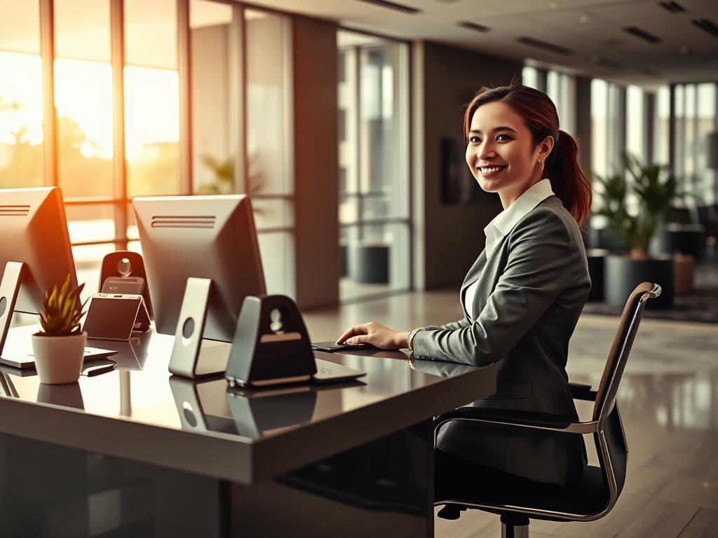 recepcionista corporativo